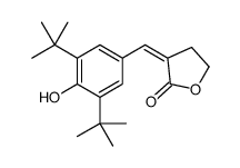alpha-(3,5-di-tert-Butyl-4-hydroxybenzylidene)gamma-butyrolactone Structure