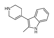 2-甲基-3-(1,2,3,6-四氢-4-吡啶)-1H-吲哚结构式
