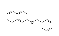 4-methyl-7-phenylmethoxy-1,2-dihydronaphthalene Structure