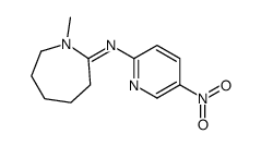 1-methyl-N-(5-nitropyridin-2-yl)azepan-2-imine Structure