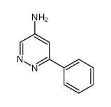 6-phenylpyridazin-4-amine Structure