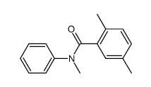2,5-dimethyl-benzoic acid-(N-methyl-anilide)结构式