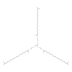 PEG-5 GLYCERYL TRIISOSTEARATE结构式