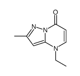 4-ethyl-2-methylpyrazolo[1,5-a]pyrimidin-7-one结构式