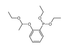 diethyl (2-(1-ethoxyethoxy)phenyl)phosphonite Structure