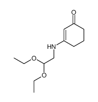 3-[(2,2-diethoxyethyl)amino]cyclohex-2-en-1-one结构式
