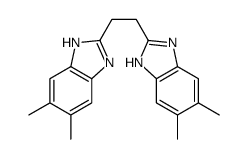 2-[2-(5,6-dimethyl-1H-benzimidazol-2-yl)ethyl]-5,6-dimethyl-1H-benzimidazole结构式