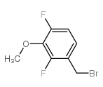 2,4-二氟-3-甲氧苄溴结构式