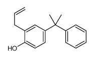 4-(2-phenylpropan-2-yl)-2-prop-2-enylphenol结构式