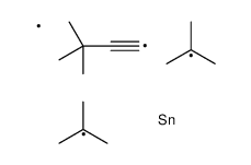 ditert-butyl-(3,3-dimethylbut-1-ynyl)-methylstannane Structure