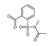 N-methyl-N-(2-nitrophenyl)sulfonylacetamide结构式