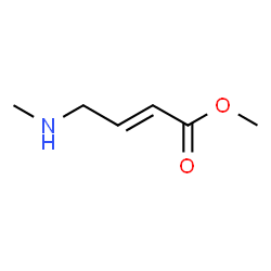 Methyl (2E)-4-(methylamino)-2-butenoate Structure