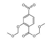 methoxymethyl 2-(methoxymethoxy)-4-nitrobenzoate结构式