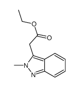 ethyl 2-(2-methylindazol-3-yl)acetate结构式