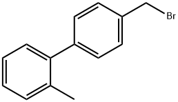 1,1'-Biphenyl, 4'-(bromomethyl)-2-methyl- Structure