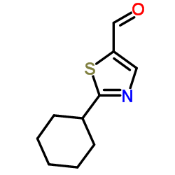 2-Cyclohexyl-1,3-thiazole-5-carbaldehyde Structure