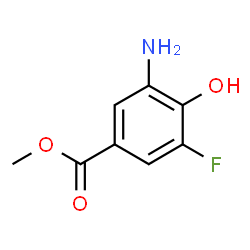 3-氨基-5-氟-4-羟基苯甲酸甲酯结构式