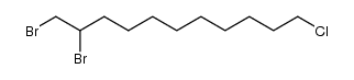 1,2-dibromo-11-chloro-undecane结构式