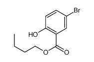 5-溴-2-羟基苯甲酸丁酯结构式