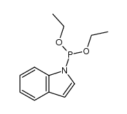 N-(diethoxyphosphinoyl)indole Structure