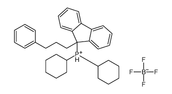 二环己基[9-(3-苯丙基)-9-芴基]鏻鎓四氟硼酸盐图片