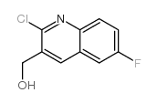 2-氯-6-氟喹啉-3-甲醇结构式