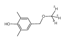 4-((methoxy-d3)methyl)-2,6-dimethylphenol结构式