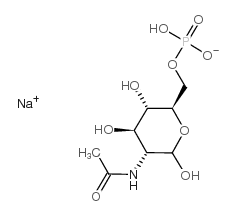n-acetyl-d-glucosamine 6-phosphate disodium salt Structure