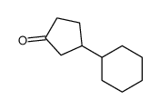 3-cyclohexylcyclopentan-1-one Structure