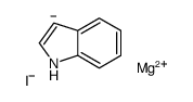 magnesium,1,3-dihydroindol-3-ide,iodide Structure