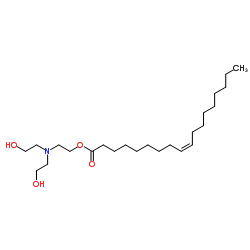 2-(Bis(2-hydroxyethyl)amino)ethyl oleate Structure