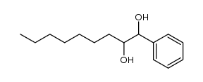 erythro-1-phenyl-1,2-dihydroxynonane Structure