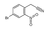 2-(4-bromo-2-nitrophenyl)acetonitrile结构式