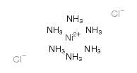 Nickel(2+),hexaammine-, chloride (1:2), (OC-6-11)- Structure