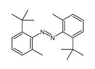 bis(2-tert-butyl-6-methylphenyl)diazene Structure