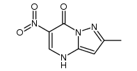 2-methyl-6-nitropyrazolo[1,5-a]pyrimidin-7(4H)-one结构式
