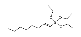 (E)-1-(triethoxysilyl)-1-octene Structure