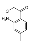 Ethanone, 1-(2-amino-4-methylphenyl)-2-chloro- (9CI) Structure