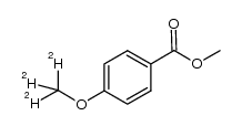 methyl 4-(methoxy-d3)benzoate结构式