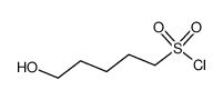 5-hydroxy-1-pentanesulfonyl chloride结构式