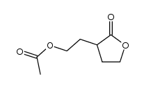 3-(2'-acetoxyethyl)-dihydro-2(3H)-furanone结构式
