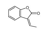 2(3H)-Benzofuranone,3-ethylidene-,(Z)- (9CI) Structure