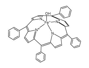 TPPFe(III)-O(1-)结构式