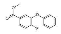 4-氟-3-苯氧基-苯甲酸甲酯结构式