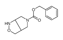 四氢-1H-吡咯并[3,4-C]异唑-5(3H)-甲酸苯甲酯结构式