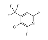 2,6-DIFLUORO-3-CHLORO-4-(TRIFLUOROMETHYL)PYRIDINE结构式