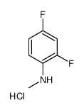 N-甲基-2,4-二氟苯胺盐酸盐结构式