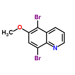 5,8-dibromo-6-methoxy-quinoline Structure