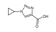 1-环丙基-1H-1,2,3-三唑-4-羧酸结构式