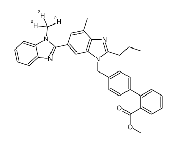 Telmisartan-d3 methyl ester结构式
